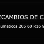 Neumaticos 205 60 R16 92h